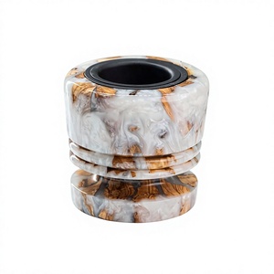 Classic Handmade Sandalwood Wood Resin Epoxy Eco-Friendly Indian Bakhoor Burner Decorative Incense Holder <b>Home</b> Decor Ramadan - Product Image 1