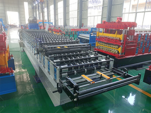 Glazed Steel <b>Tile</b> Corrugated Roofing Former Galvanized Steel Roof <b>Sheet</b> Cold Roll Forming Machine Zinc Roof Roll Forming Machine - Product Image 3