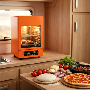 Horno Portátil de Doble Zona JingXin 800c Todo en Uno para Exteriores, Pizza, Carne, Pollo, para Camping, Cocción de Doble Zona con Precisión - Product Image 2
