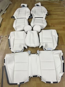 Housse de siège de voiture en cuir noir de haute qualité pour <span class=keywords><strong>Volvo</strong></span> XC90 XC70 XC60 XC40 V90 V70 V60 S90 S80 Sièges avant V40 Accessoires intérieurs - Product Image 5