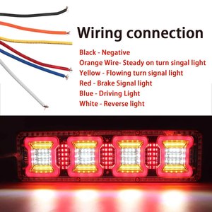 Luces LED Traseras para Camión Kamaz, Luz de Advertencia de Señal de Freno para Kamaz, Caravanas, UTE, Camper, 24V - Product Image 5