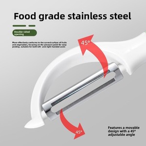 ที่ปอกผลไม้สแตนเลสแบบมือหมุนอเนกประสงค์สำหรับครัว - Product Image 4
