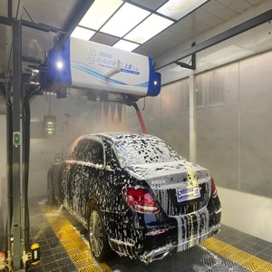 Système de lavage de voiture automatique sans contact électrique, machine de lavage de voiture mobile en libre-service avec fonction de lavage et d'entretien de la voiture - Product Image 4