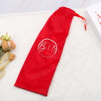 Sacs à cordon en velours personnalisés pour bijoux, cadeaux de mariage, maquillage, crayons et gloss à lèvres