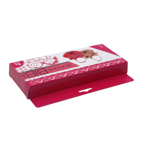Pochettes personnalisées haut de gamme pour bébés et enfants, en papier artistique, avec emballage couleur et trou de suspension pour exposition - Product Image 2