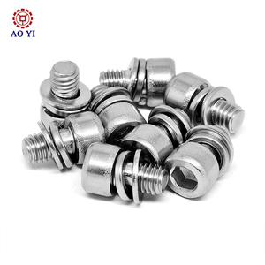 Chất lượng cao chuyên nghiệp Fastener công nghiệp bu lông M5 thép không gỉ phẳng mùa xuân Pad thép Hex đầu vít bu lông - Product Image 4