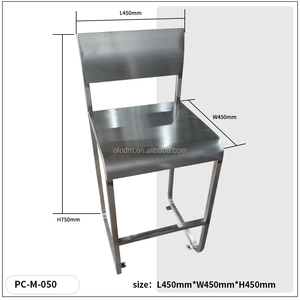 Đen backless thép mạ kẽm truy cập Chiều cao thanh phân đặt chỗ để chân thân thiện với môi bền cho nhà Thanh phòng khách trường - Product Image 6