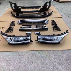 Headlight and front bumper <b>kit</b> suitable for 2015-2017 Highlander <b>models</b>; also suitable for 2018-2020 <b>models</b>. - Product Image 2
