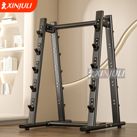Barbell à tête ronde durable pour le gymnase Poids libres en tailles 10KG/15KG/20KG/25KG/30KG Matériau PEV fixe disponible