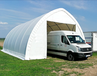 Tente d'entrepôt Peak Roof, abri de voiture à toit en pente, abri de stockage, auvent de voiture