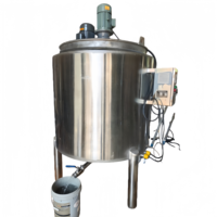 Machine de fabrication de détergent liquide pour lessive, mélangeur de lotion en acier inoxydable 316 personnalisé de 500 L avec chauffage en option