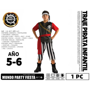 Costume Cosplay pirata per bambini per bambini #13144 - Product Image 1