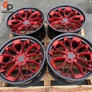 Vibrant Custom Colored Two Piece Five <b>Spoke</b> Forged Rim Carbon Fiber Barrel Alloy <b>Wheel</b> Custom PCD ET Size Stylish Auto Hub - Product Image 4