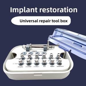 Universele reparatieset voor tandheelkundige implantaten Klasse I Orale momentsleutel Kleine vierhoekige schroevendraaier Implantatiesleutel - Product Image 2