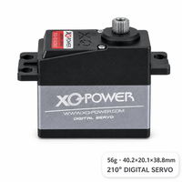 Nouveau Servomoteur Numérique XQ POWER 20KG à Couple Élevé 210 Degrés avec Engrenage en Titane, Moteur Sans Noyau Étanche pour Voiture RC, Bateau, Avion 6V (Modèle 2026)