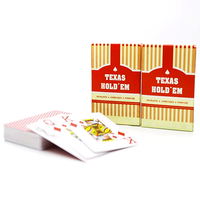 Cartes à Jouer RFID Personnalisées en Papier Écologique Recyclable, Jeu de Poker Portable en Double Boîte, Impression de Logo Noir Étanche