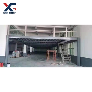 GXM rak penyimpanan garmen pabrik i-steel mezzanine rak <span class=keywords><strong>platform</strong></span> loft racking rak gudang ganda - Product Image 1