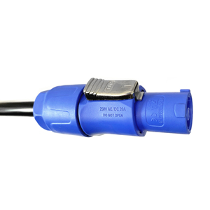 FCONNR UL y CE aprobado IP65 PowerCon azul a cable blanco con 3X12AWG o 2,5mm ^ 2 - Product Image 3