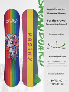 Ensemble de <span class=keywords><strong>fixation</strong></span> pour snowboard Freestyle pour enfants et hommes, niveau débutant complet, polyvalent, coupe plane, tout-terrain, durable, résistant à l'eau - Product Image 6