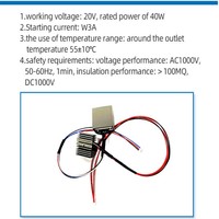 Élément chauffant PTC pour aspirateur robot, anti-buée et contrôle de la température de la batterie, solution de chauffage PTC personnalisée OEM