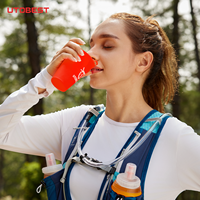 Sac de lestage portable en TPU souple pour bouteille d'eau, avec logo OEM, pour compétitions de marathon