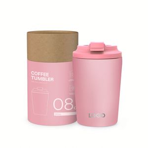 Taza de Viaje Aislada de Acero Inoxidable de 360 ml, Taza de Café con Recubrimiento en Polvo para Uso en el Automóvil, Taza de Regalo al Vacío - Product Image 1