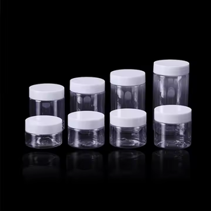 Frasco de Plástico PET Transparente con Tapa de Aluminio. Frasco PET de Boca Ancha de 50ML 80ML 100ML 120ML 150ML 250ML 500ML para Envasado de Alimentos Secos - Product Image 3