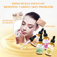 Sérum 99% à l'aloe Vera, marque privée, carotte d'escargot et œufs, kit blanchissant pour le visage, avec vitamine E et collagène, offre spéciale
