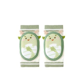 Genouillères pour bébé avec particules de silicone 3D antidérapantes, équipement de protection pour ramper, pour nourrissons, unisexe, design en maille fine - Product Image 4