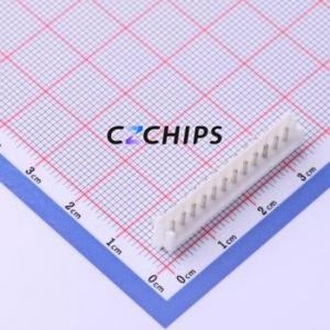 S12B-EH(LF)(SN) Wire-to-Board Pin Header Bent Lead Through Hole,P=2.5mm Connector 1x12P 2.5mm Right Angle Insert EH - Product Image 1