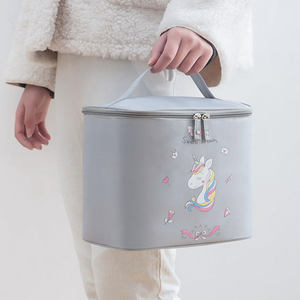 Nouveau Style <span class=keywords><strong>licorne</strong></span> sac de <span class=keywords><strong>maquillage</strong></span> plus grande capacité pliable Portable voyage cosmétiques trousse de toilette - Product Image 6