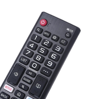 Control Remoto Universal IR para TV de Alta Calidad con Código Fijo AKB75675304, con Batería AAA, Alcance de 10 m, 38 KHZ, para Smart TV