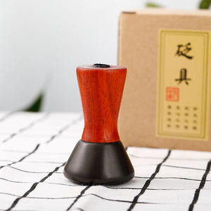 電気加熱イエローストーンキノコヘッドマッサージャー注入装置付きフェイシャルおよびアイストーンモキシブションヒーター - Product Image 1