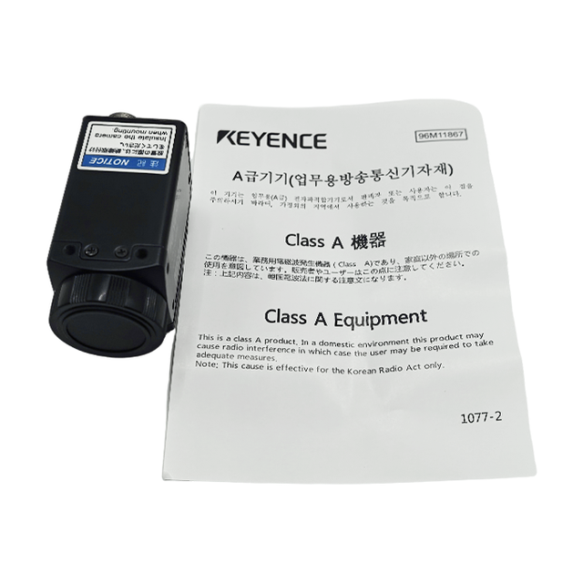 KEYENCE CV-200M High-Resolution CCD C-Mount Industrial Image Sensor/Camera for Automated Quality Inspection