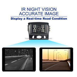 Caméra <span class=keywords><strong>de</strong></span> camion <span class=keywords><strong>de</strong></span> surveillance <span class=keywords><strong>de</strong></span> véhicule IP68 1080P avec 18 lumières LED boîtier en métal vue arrière pour bus garantie 1 an - Product Image 2