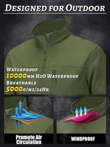 Chaquetas Softshell de diseño personalizado para hombre y mujer, ropa de trabajo de invierno, soporte con capucha, resistente al viento, impermeable, resistente a la intemperie, ajuste cómodo - Product Image 6