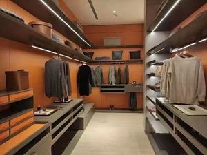 Dormitorio nórdico Montado en la pared Guardarropa Moderno Autoensamblaje Lazy Susan Construido en la pared Acabado acrílico Armario - Product Image 6