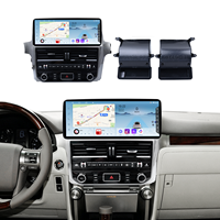 Écran multimédia automobile Android Aijia 12,3 pouces pour Lexus GX460, version gris fer avec boutons physiques et navigation GPS