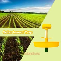 Agricultura Jardín Luz UV Trampa de feromonas Captura Colector de plagas de insectos Trampa solar para insectos