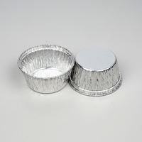 Casseroles de cuisson jetables pour micro-ondes, 2000 pièces, mini, pour muffin, en feuille d'aluminium, lot de 9 pièces