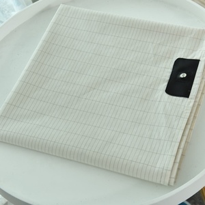 Professional Factory Durable Silver Cotton Fiber Plain Dyed <strong>Grounding</strong> Conductive <strong>Bed</strong> <strong>Sheet</strong> - Product Image 1