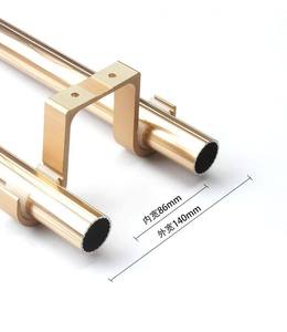 Supports de tringle à rideau en métal pour plafond, supports doubles et simples en aluminium pour tringles à rideaux - Product Image 6