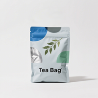 Sacs en plastique d'emballage de thé Thai Slim Milk Chrysanthemum Kambucha Pochette debout zip-lock refermable en chinois avec impression personnalisée
