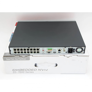 Hik Original <span class=keywords><strong>DS</strong></span>-<span class=keywords><strong>7616NXI</strong></span>-I2/16P/S Enregistreur vidéo réseau (NVR) 16 canaux 1U 16 ports PoE AcuSense 4K avec analyse intelligente, protection périmétrique et reconnaissance faciale - Product Image 1
