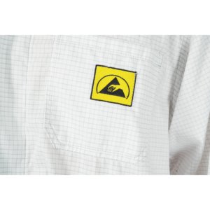 Vêtement ESD TC unisexe Leenol, tissu TC antistatique, vêtements de sécurité pour l'usine d'électronique - Product Image 4