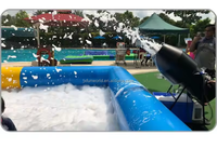 Piscine gonflable en mousse pour adultes, pour fête d'enfants, piscine à savon et air, fosse gonflable en mousse avec location de machine à mousse