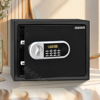 CEQSAFE Kleiner Digitaler Haushaltssafe mit Elektronischem Zahlenschloss Mini Stahl-Tresor