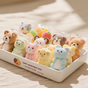 Lustige Fruchtige Frühlings-Fingerbonbons Gummibärchen Würfelförmiges Spielzeug-Set - Product Image 2