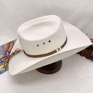 Hot Sale Panama <b>Hat</b> Sun Protection Western Sombreros Paper Cowboy <b>Straw</b> Outdoor <b>Hat</b> - Product Image 4