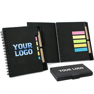 Cuaderno de Papel Kraft con Logotipo Personalizable al por Mayor, Bloc de Notas Portátil con Bolígrafo para la Escuela, Negocios, Regalos Promocionales Creativos - Product Image 1